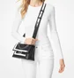 Сумка жіноча Michael Kors Cece Medium Painterly Stripe Leather Shoulder Bag Black 30S0S0EL8O-BLACK-COMBO-11631