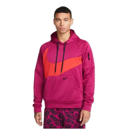 Худі чоловіче Nike Therma Fit Hoodie Pullover Swoosh Bordo DQ5401-549