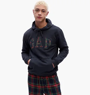 Худи мужское Gap Logo Hoodie Blue 824268001