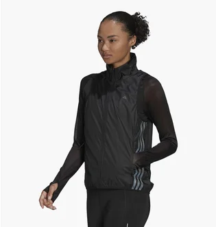 Жилетка женская Adidas Run Icon 3-Stripes Running Wind Vest Black H56805