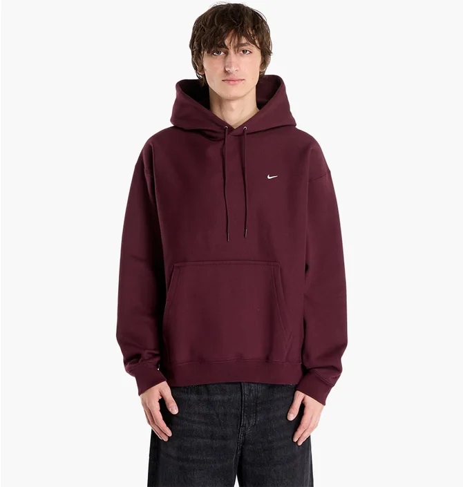Худі чоловіче Nike Solo Swoosh Bordo HV1082-652