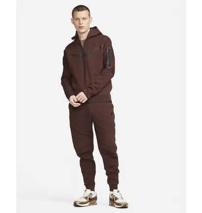 Толстовка мужская Nike Sportswear Tech Fleece Brown Cu4489-227