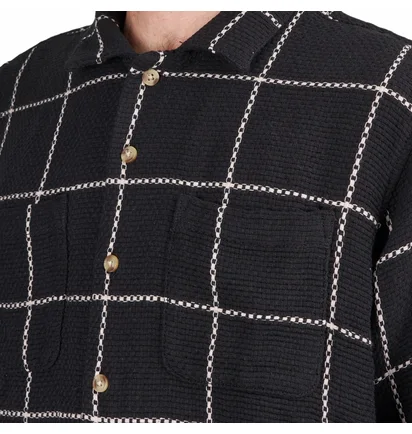 Рубашка мужская OBEY Santo Woven Shirt Black 181200384-BKM