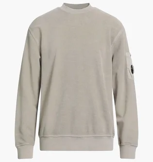 Світшот чоловічий C.P. Company Reverse Brushed & Emerized Diagonal Fleece Grey 17CMSS285A-006614G-327