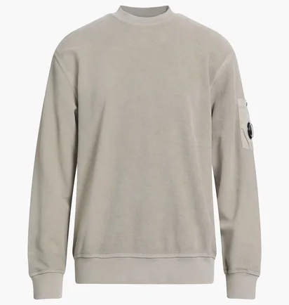 Світшот чоловічий C.P. Company Reverse Brushed & Emerized Diagonal Fleece Grey 17CMSS285A-006614G-327