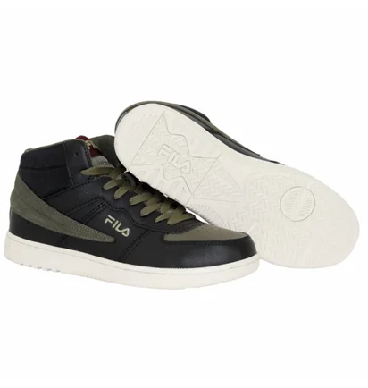 Кроссовки мужские Fila Noclaf Mid Black/Olive FFM019383158