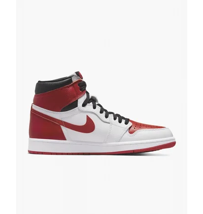 Кросівки чоловічі Air Jordan 1 High Retro Heritage White/Red 555088-161