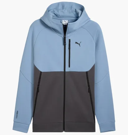 Толстовка мужская Puma Full-Zip Blue/Grey 629674-34