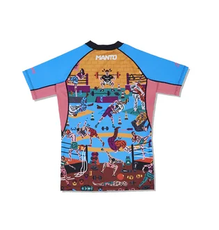 Термобілизна чоловіча Manto Rashguard Gym 2.0 Black/Multi 3337