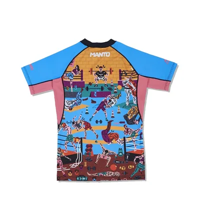 Термобілизна чоловіча Manto Rashguard Gym 2.0 Black/Multi 3337