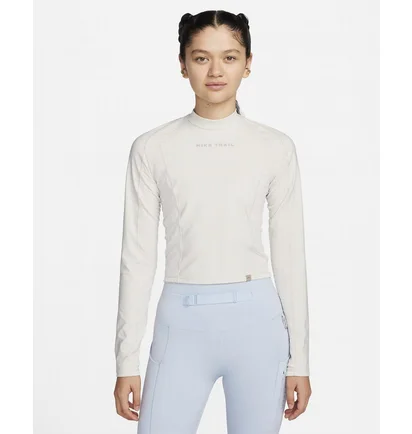 Лонгслів жіночий Nike Dri-Fit Trail Beige FN4706-104