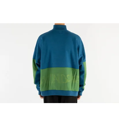 Кофта мужская Brain Dead Sinister Screw Overlay Blue/Green BDF21O19001895