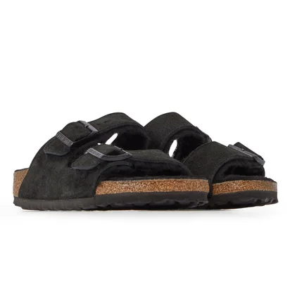 Сандали женские BIRKENSTOCK Arizona Shearling Black 752663