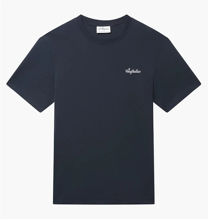Футболка мужская AUSTRALIAN Easy Tech Pique T-Shirt R-Fit Blue LSUTS0003-200