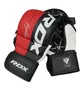 Рукавиці унісекс RDX Grappling Gloves Rex T6 Plus Red/Black GGR-T6R
