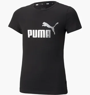 Футболка детская Puma Essentials+ Logo Youth Tee Black 846953-01