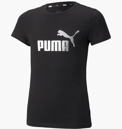 Футболка детская Puma Essentials+ Logo Youth Tee Black 846953-01