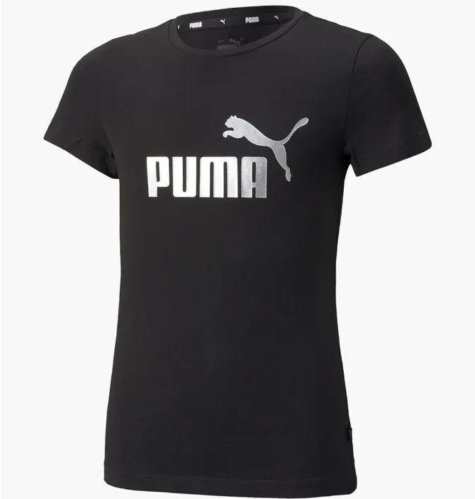 Футболка детская Puma Essentials+ Logo Youth Tee Black 846953-01