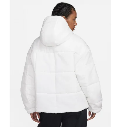 Куртка жіноча Nike Sportswear Classic Puffer Therma-Fit Loose Hooded Jacket White FB7672-133