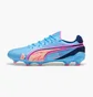 Бутсы унисекс Puma King Ultimate Volume Up Fg/Ag Light Blue 108069-01