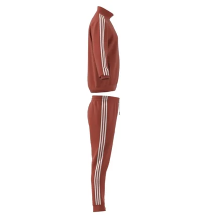Спортивный костюм мужской Adidas Tracksuit Basic 3-Stripes Orange IC6786