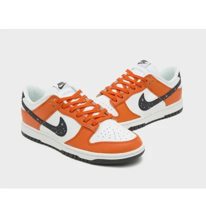 Кроссовки мужские Nike Dunk Low White/Orange FV6909-800