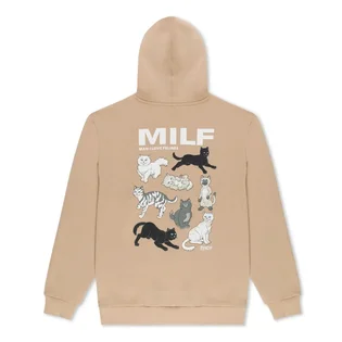 Худі чоловіче RipNDip Man I Love Felines Beige RNDFAL24140