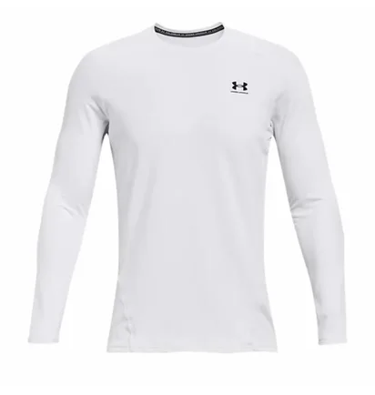 Лонгслив мужской Under Armour Cg Fitted Crew White 1366068-100