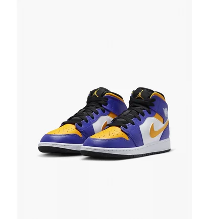 Кроссовки детские Air Jordan 1 Mid Gs Blue DQ8423-517