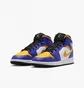 Кроссовки детские Air Jordan 1 Mid Gs Blue DQ8423-517