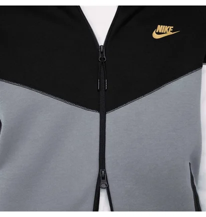 Толстовка чоловіча Nike Tech Fleece Grey/Black FZ4709-011