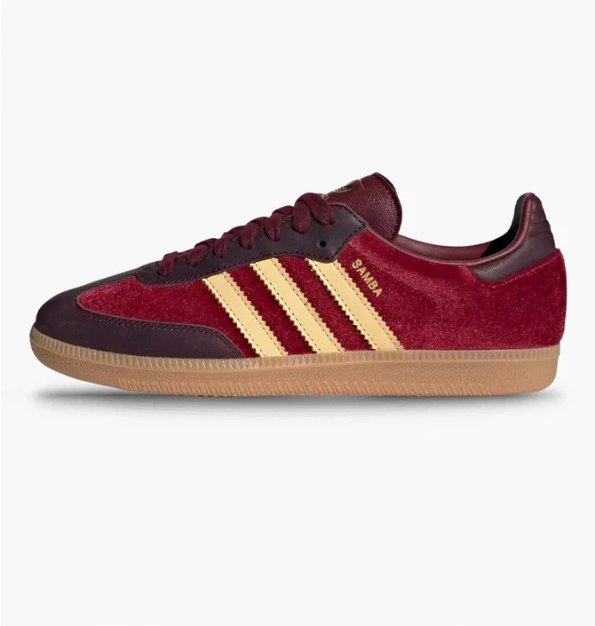 Кроссовки женские Adidas Samba Og Brown/Bordo JS1394