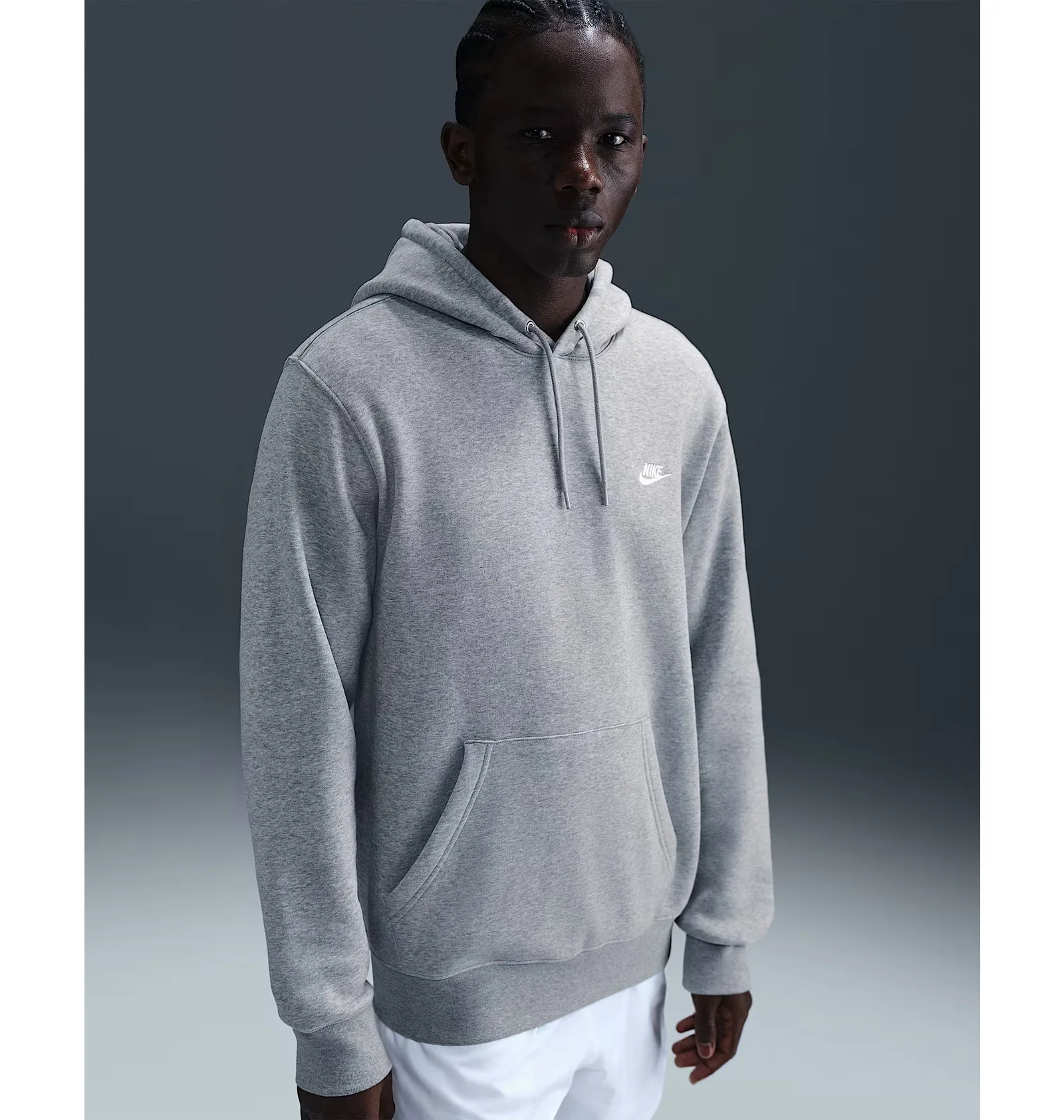 ᐉ Худі чоловіче Nike Club Grey FN3859-063 - придбати в інтернет