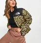 Пуховик жіночий The North Face Printed 1996 Retro Nuptse Jacket Yellow/Black NF0A5IXK-28A