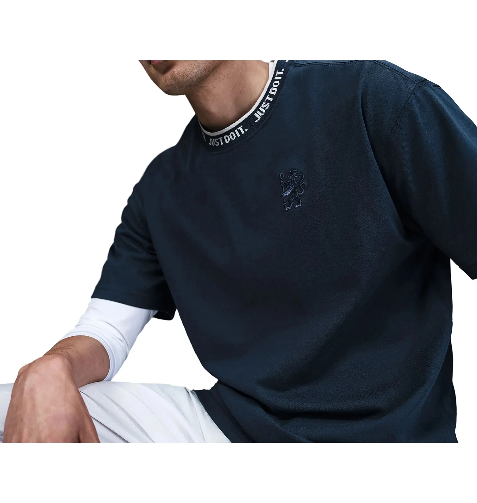 ᐉ Футболка чоловіча Nike Chelsea Fc Premium Just Do It Blue