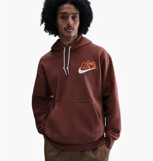 Худи мужское Nike Solo Swoosh Brown IH4293-218