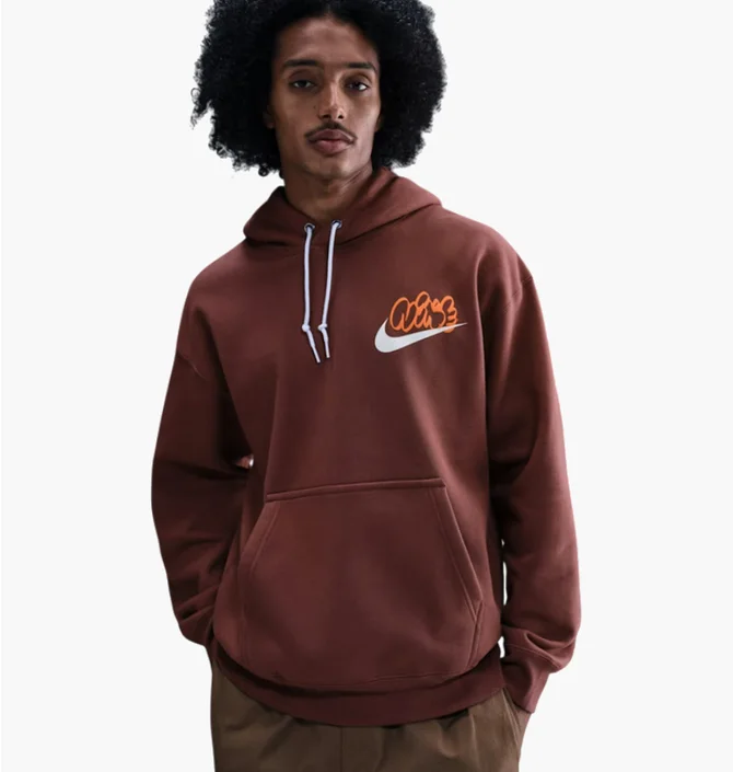 Худи мужское Nike Solo Swoosh Brown IH4293-218
