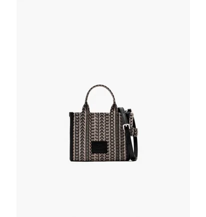 Сумка женская Marc Jacobs The Monogram Mini Tote Bag Black H021M06RE22-BEIGE-MULTI-64190