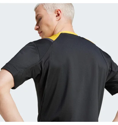 Футболка мужская Adidas Tennis Heat.Rdy Pro Freelift 3D Rib T-Shirt Yellow/Black IS8972