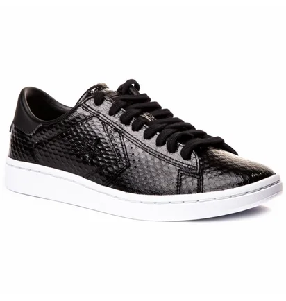 Кеды женские Converse Pro Leather 76 Snake Leather Black 555929C
