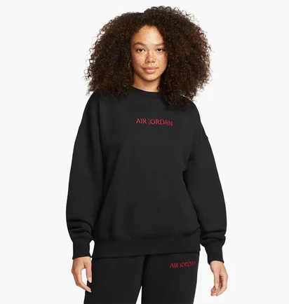 Свитшот женский Air Jordan WomenS Crew Sweatshirt Black DQ4649-010