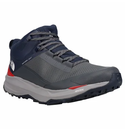 Кроссовки мужские The North Face Vectiv Exploris 2 Mid Futurelight Hiking Boots Grey/Blue NF0A7W6AIHS