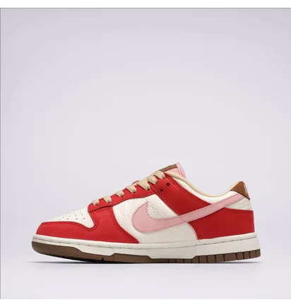 Кросівки жіночі Nike Dunk Low Prm White/Red FB7910-600