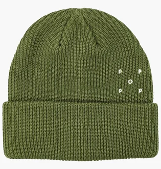 Шапка мужская Pop Trading Company Basic Beanie Olive POPAW24-08-021