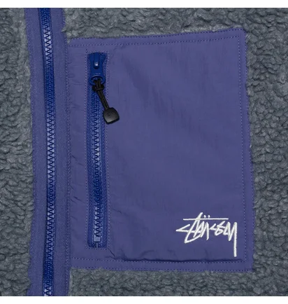 Кофта унисекс Stussy Sherpa Grey 118529-1032