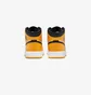 Кроссовки детские Nike Air Jordan 1 Mid Taxi (Gs) Yellow/White 554725-701