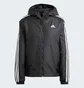 Куртка женская Adidas Essentials 3-Stripes Insulated Hooded Jacket Black IN3288