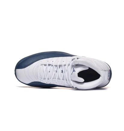 Кроссовки мужские Air jordan 12 Retro French Blue MenS Shoes White/Blue CT8013-114