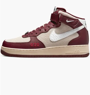 Кроссовки мужские Nike Air Force 1 Mid Red/Beige Do7045-600