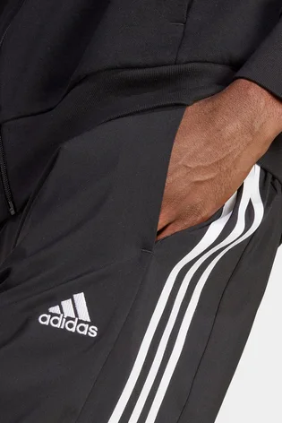 Штаны мужские Adidas Aeroready Essentials Tapered Cuff Woven 3-Stripes Sportswear Black IC0041
